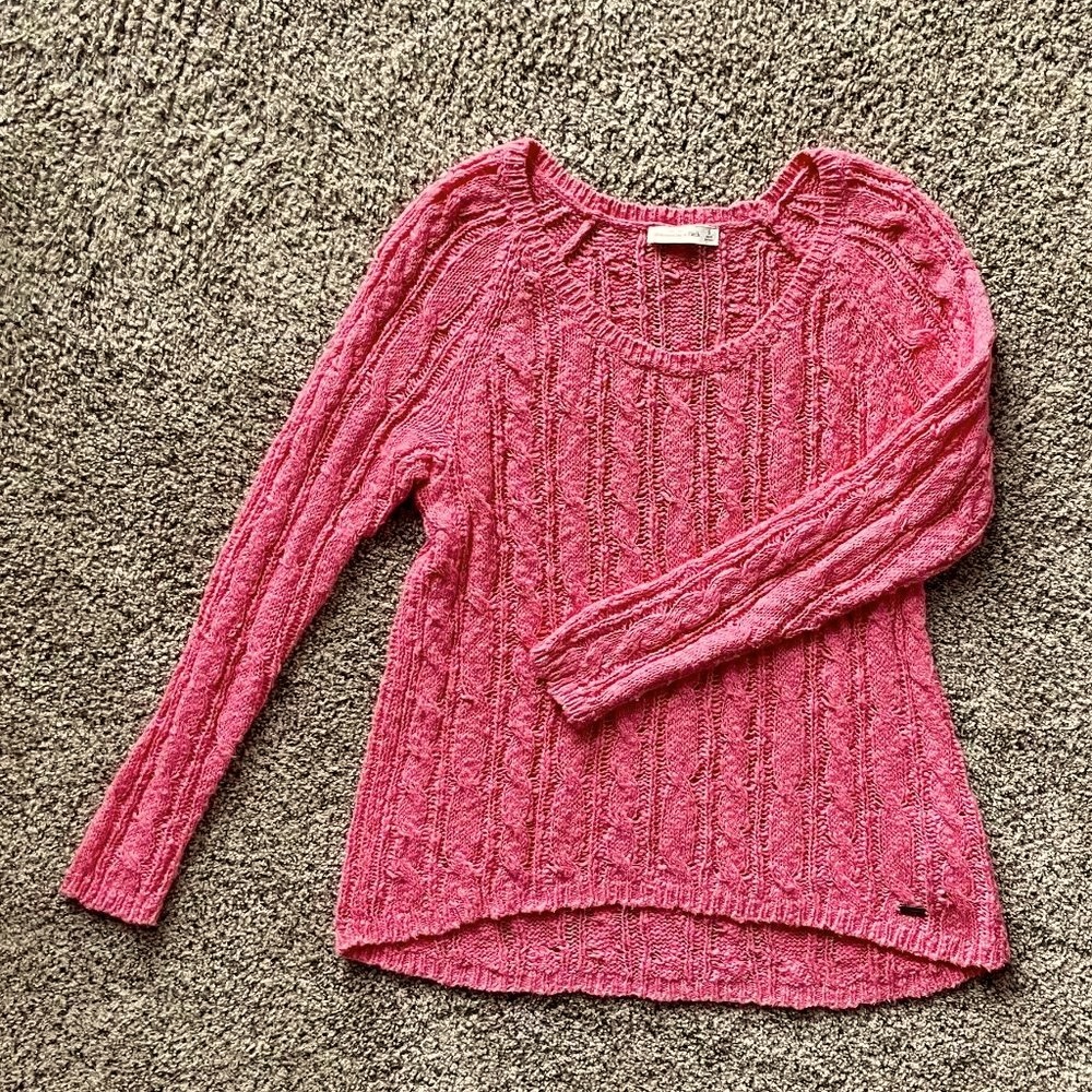Abercrombie and Fitch 100% cotton cable knit sweater